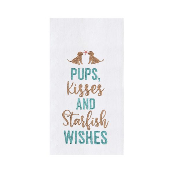 Pups, Kisses, Starfish Wishes Kitchen Towel Supply