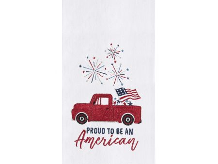 Proud To Be An American Kitchen Towel For Sale