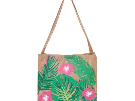 Palm Jute Tote Bag Online