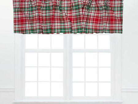 Gabriel Plaid Valance Supply