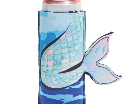 12 oz. Skinny Can Mermaid Tail Sleeve Online Hot Sale