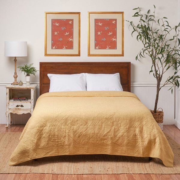 Asheville Cornsilk Full Queen Quilt Fashion