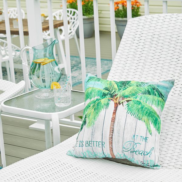 At The Beach Pillow Hot on Sale