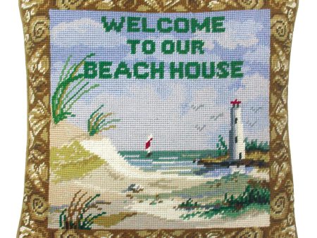 Welcome To Our Beach House Pillow For Cheap