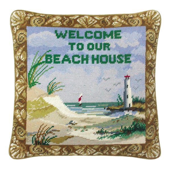 Welcome To Our Beach House Pillow For Cheap