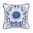 Blue Harvest Sunflower Mini Pillow For Sale