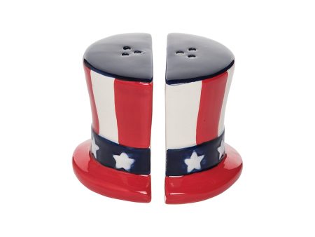 Uncle Sam Hat S&P Shakers, Set of 2 Hot on Sale