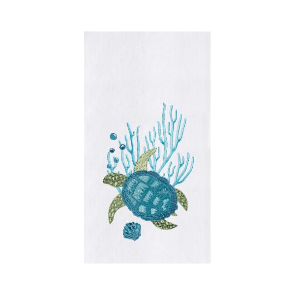 Turtle with Bubbles Kitchen Towel Discount