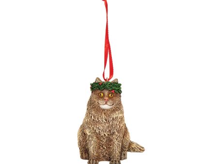 Cat Flower Ornament Hot on Sale