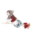 Blue & Red Kitchen Witch Figurine Online Hot Sale