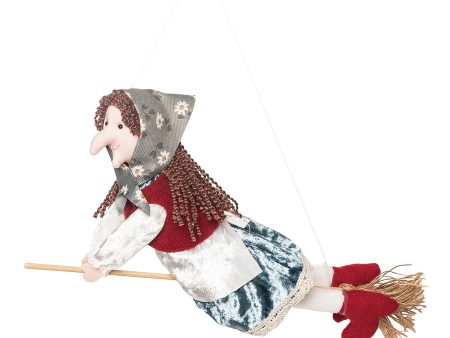 Blue & Red Kitchen Witch Figurine Online Hot Sale