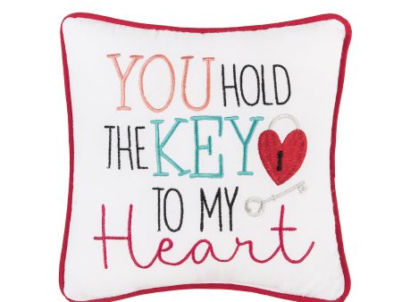 Key To My Heart Mini Pillow Cheap