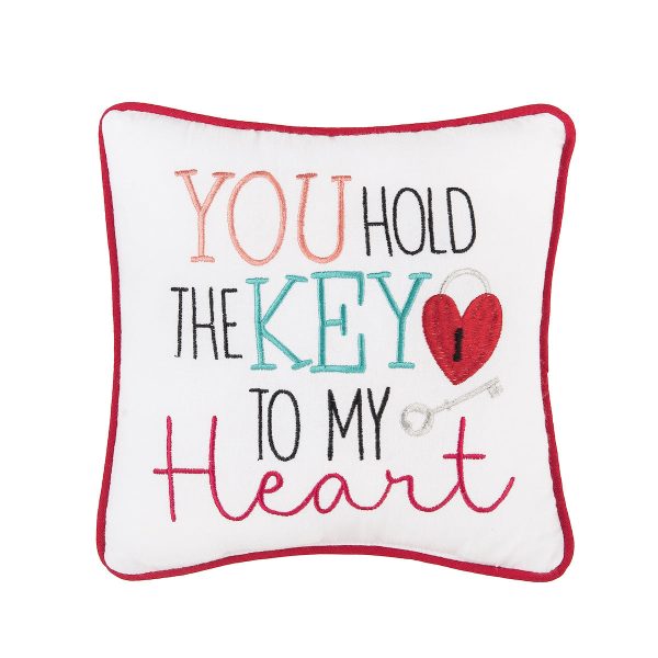 Key To My Heart Mini Pillow Cheap