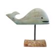 Whale Carved Wood Figurine Supply