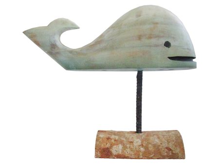 Whale Carved Wood Figurine Supply