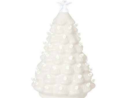 LED Large White Tree Figurine For Cheap