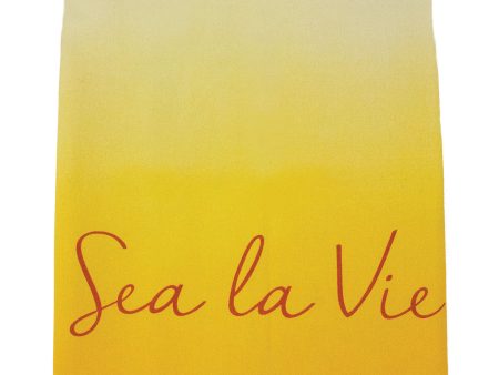 Yellow Sea La Vie Tea Towel Fashion