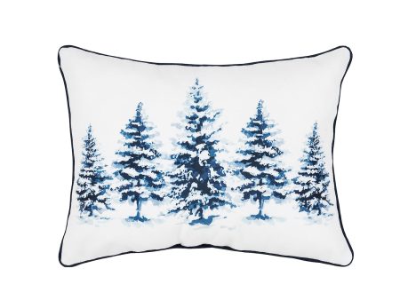 Winter Trees Pillow For Cheap