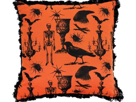 Gothic Toile Pillow Online