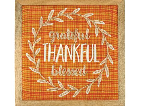 Embellished Thankful Decor Online