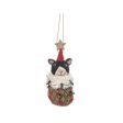 Cat in Stocking with Star Fabric Ornament Online now