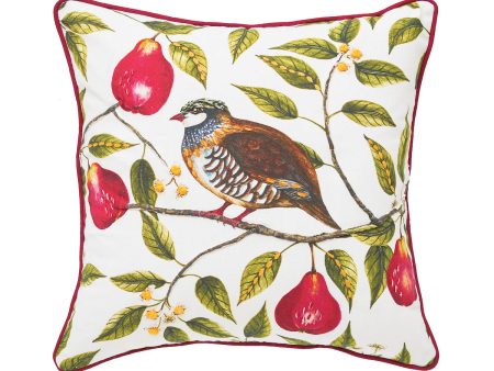 Partridge In a Pear Tree Pillow Sale