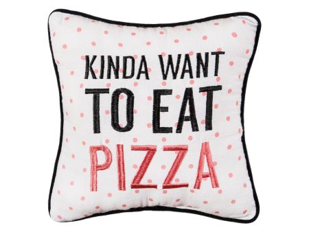 Eat Pizza Mini Pillow For Sale