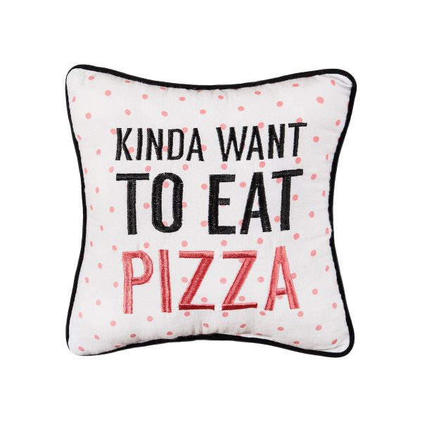 Eat Pizza Mini Pillow For Sale