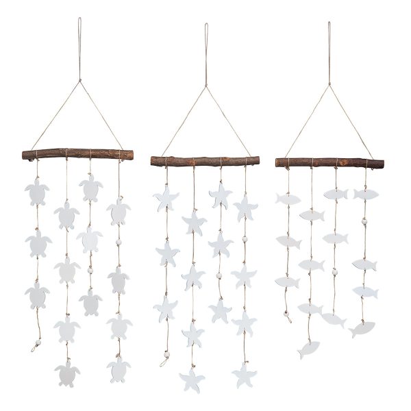 Fish Sea Star Turtle Hanging, Asst. of 3 Hot on Sale