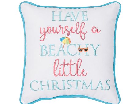 Beachy Little Christmas Pillow Sale