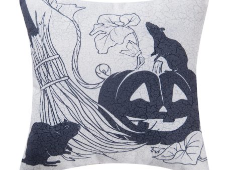 Vintage Halloween Pumpkin Pillow Hot on Sale