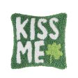 Kiss Me Clover Hooked Mini Pillow Discount