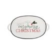 Very Merry Oval Cookie Plate on Sale