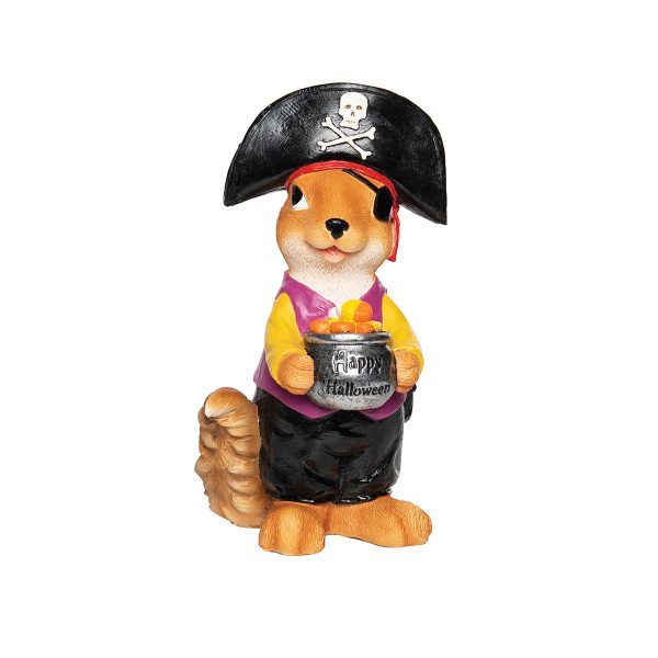 Pirate Squirrel Figurine Cheap