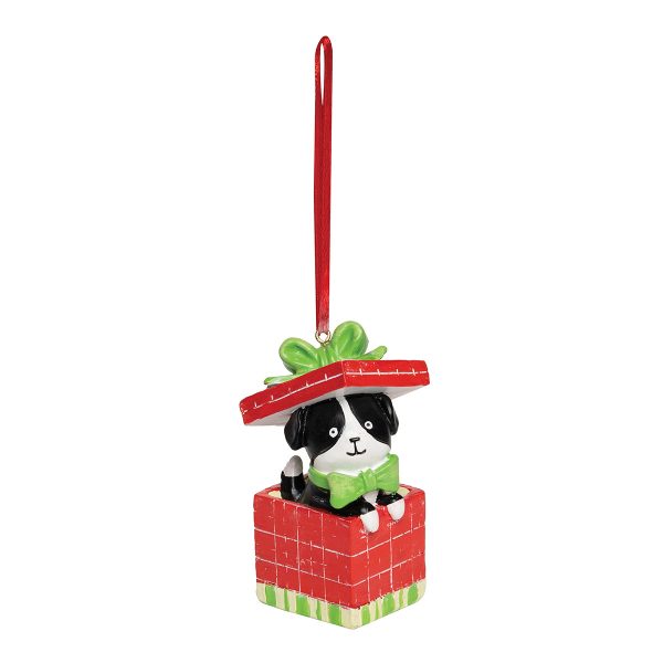 Puppy Present Ornament Fashion