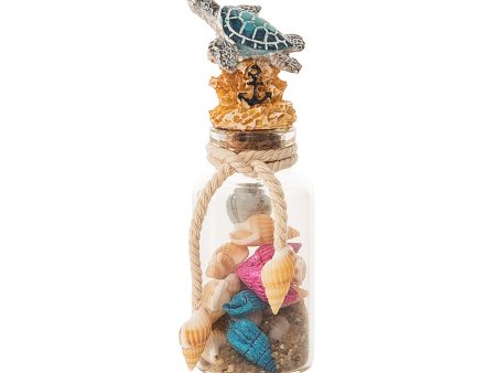 Sea Turtle Sand Bottle Magnet on Sale