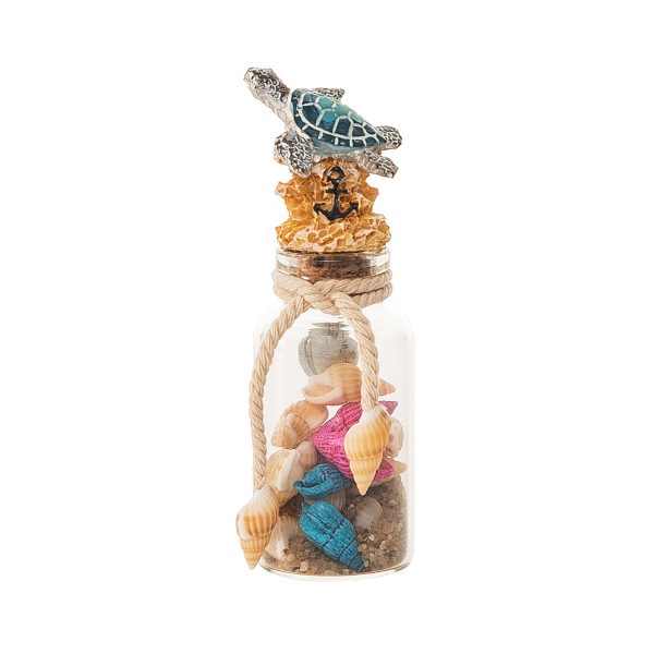 Sea Turtle Sand Bottle Magnet on Sale