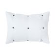 Dot Embroidery Standard Sham Hot on Sale