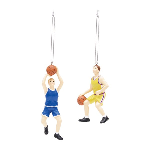 Basketball Player Ornaments, Asst. of 2 Online Sale