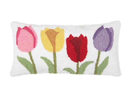 Tulip Garden Pillow on Sale