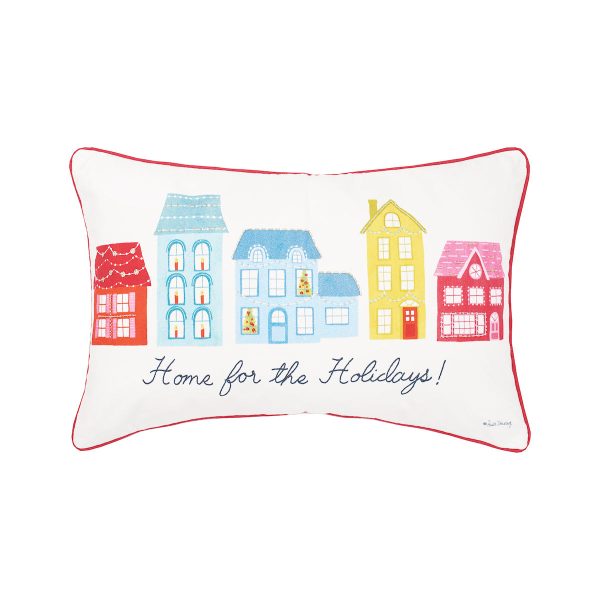 Village Holiday Pillow Online Hot Sale