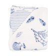 Marine Seashells Twin Quilt For Discount