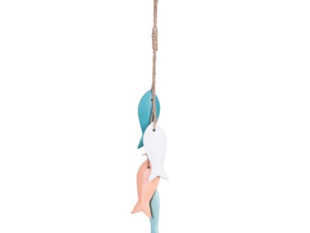 Teal & Coral Fish Drop Online