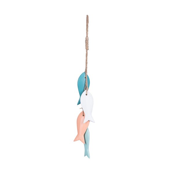 Teal & Coral Fish Drop Online