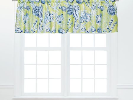 Fenwick Isle Green Valance Hot on Sale