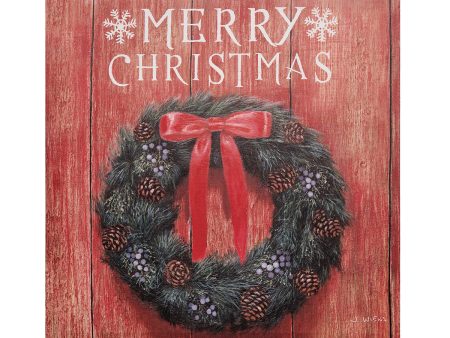 Christmas Wreath Wall Art Sale