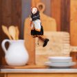 Black & Orange Kitchen Witch Figurine Hot on Sale