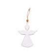 White Sequin Angel Ornament Sale