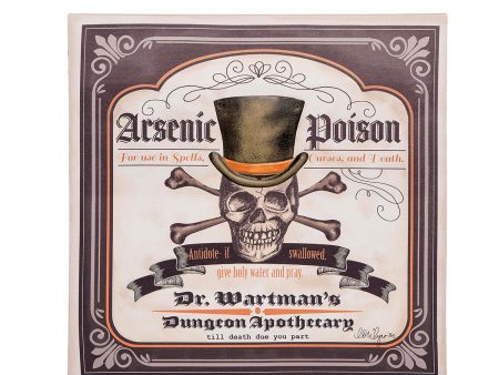 3D Poison Skeleton Wall Art Sale