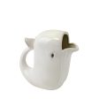 White Ceramic Whale Cream & Sugar Set Supply